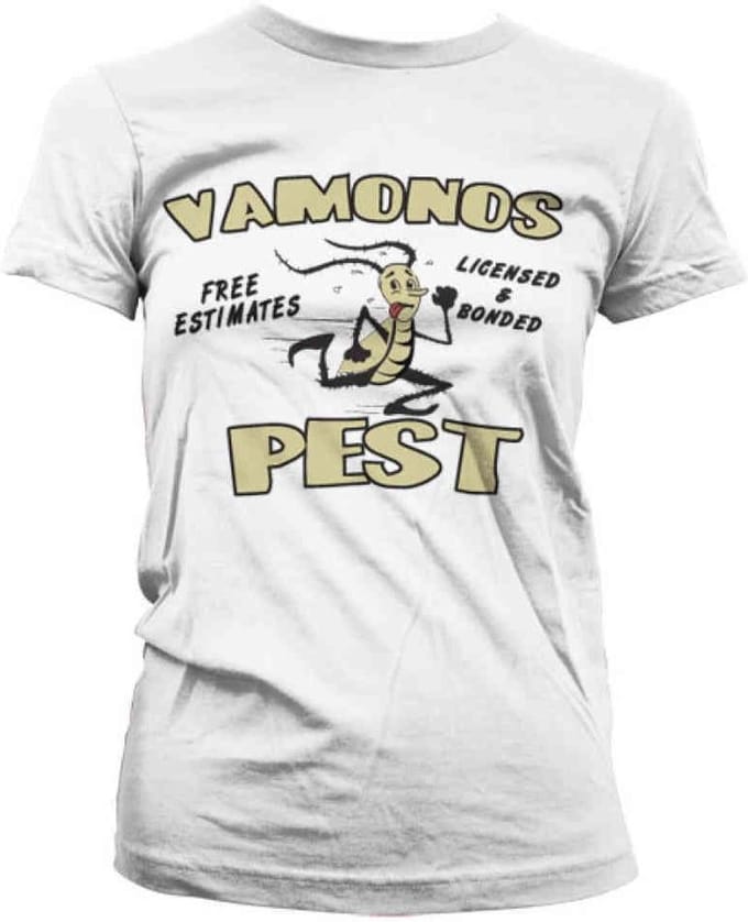 Breaking Bad Dames Tshirt -S- Vamanos Pest Wit