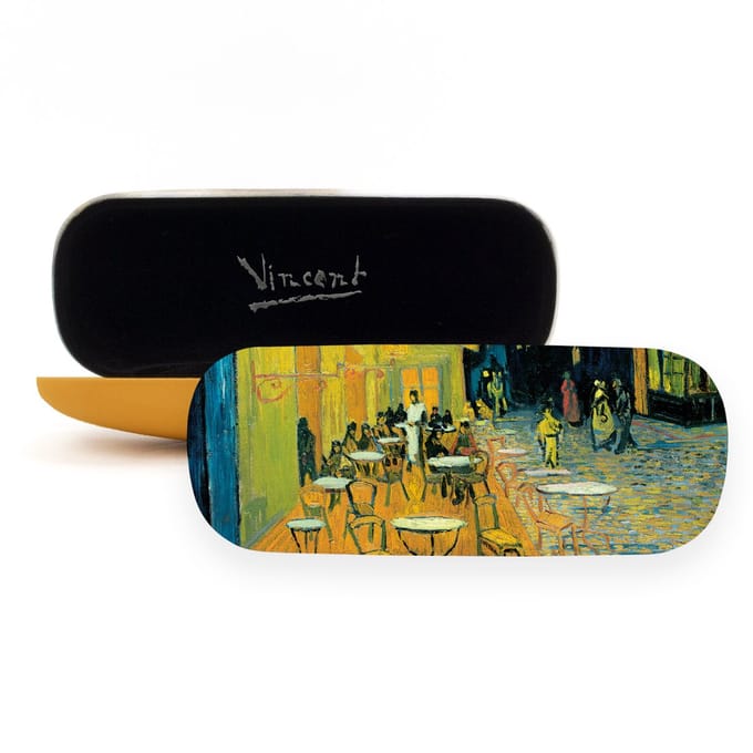 Lanzfeld - Brillenkoker - Nachtcafé - Van Gogh - Hard Case - Microfiber