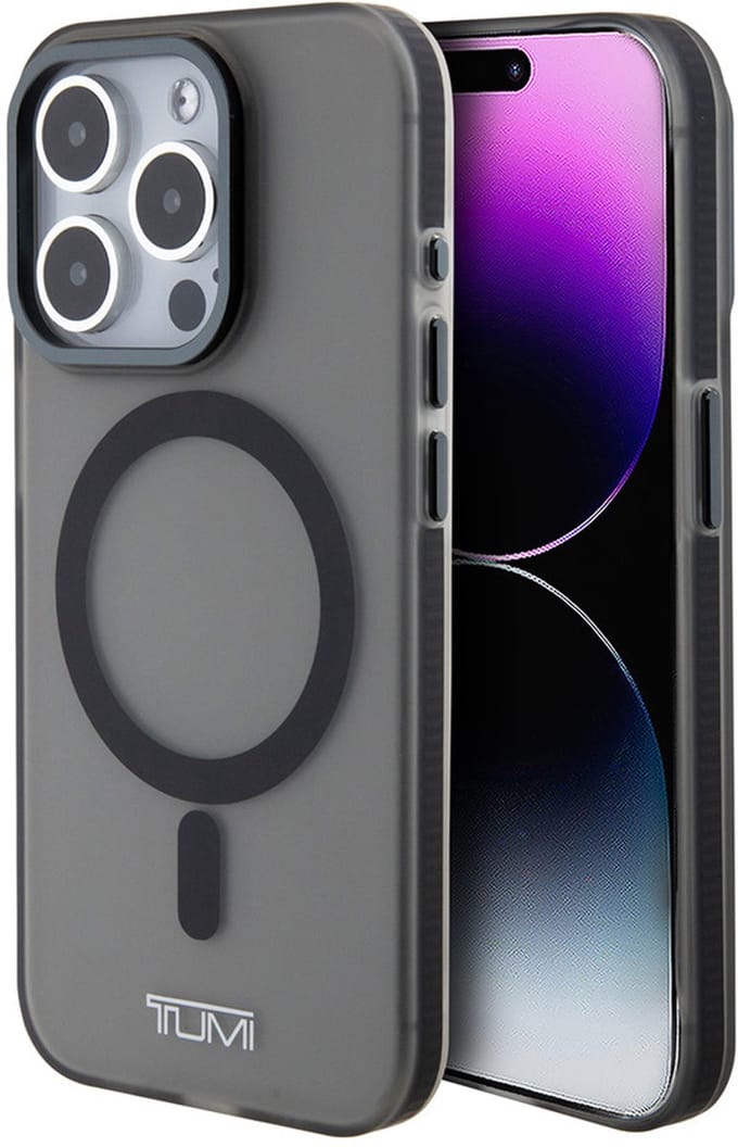 Tumi Back Cover - iPhone 15 Pro - Zwart - MagSafe - Schokabsorberend