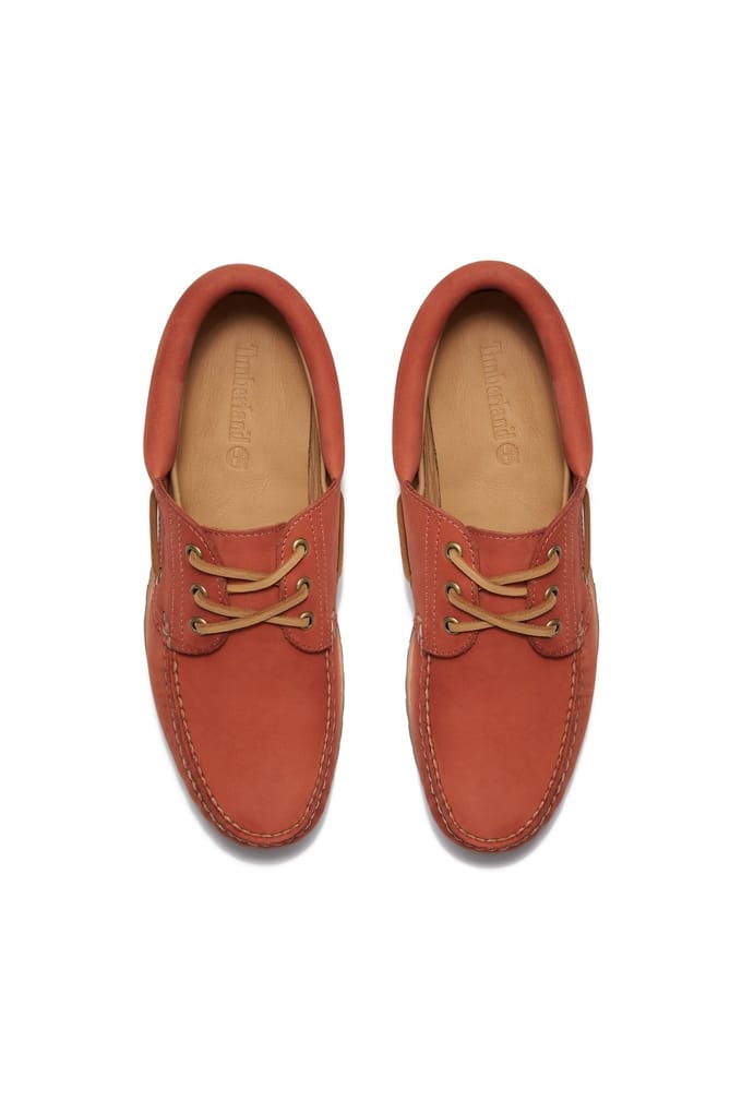 Timberland Authentic Boat Shoe Medium Red Nubuck Größe: 36 | Schnürschuhe Outlet | Herren | Rot