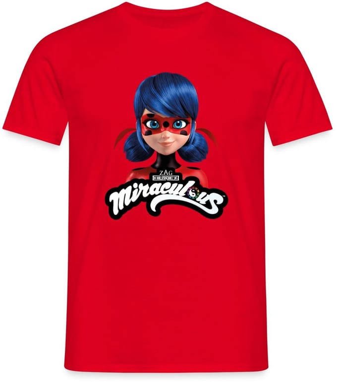 Miraculous Ladybug Met Logo T-Shirt Heren
