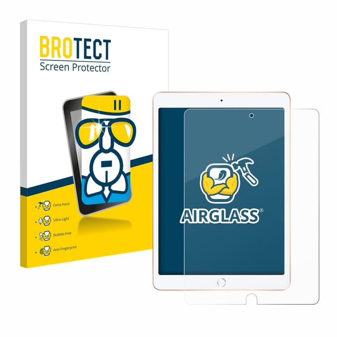 Screenprotector voor Apple iPad 10.2" WiFi 2020 (8. Gen.) Beschermglas transparant