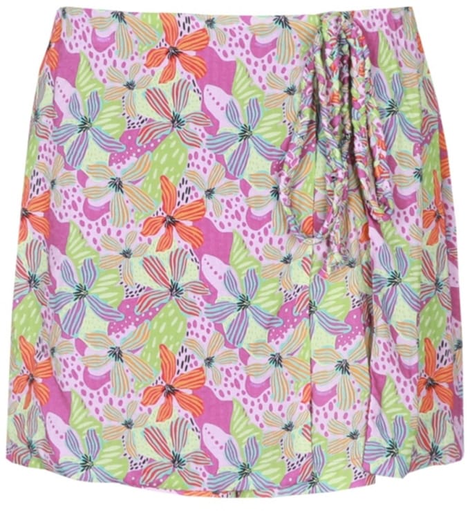 Fluresk Broek Yaritza Skort 26zzf09 Violet/orchid Purple Dames Maat - W34