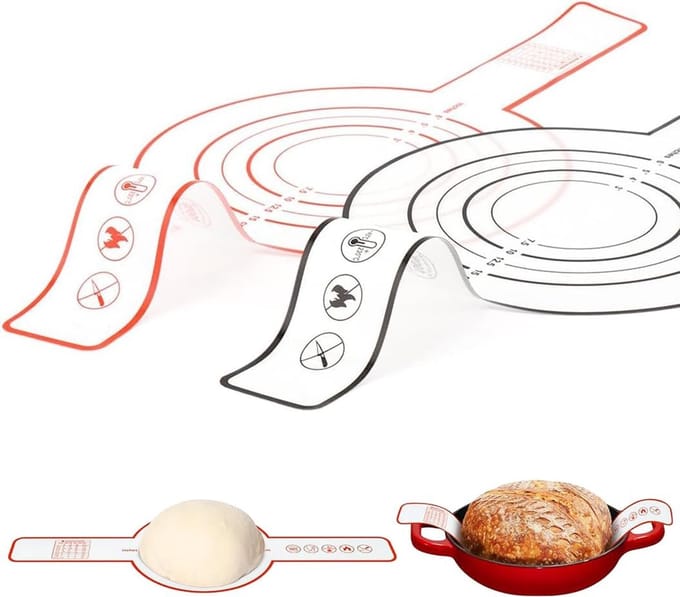 Zuurdesem Brood Siliconen Bakken Mat - Herbruikbaar en Non-Stick - 2 Stks - Siliconen