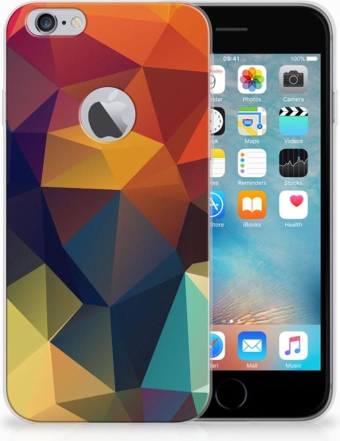 Apple iPhone 6 Plus | 6s Plus TPU Hoesje Polygon Color