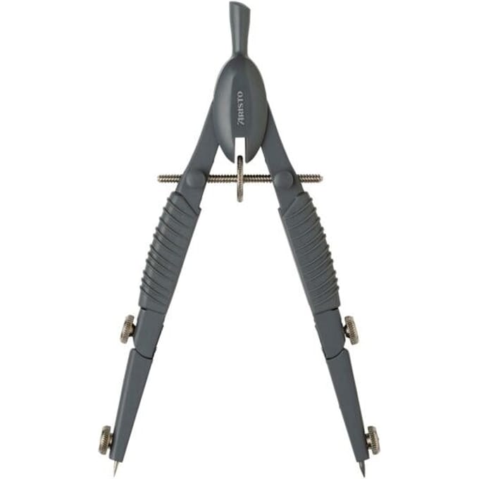 Aristo snelverstelpasser - Topline - lengte 17cm - diameter 370mm - mat grijs - AR-55816