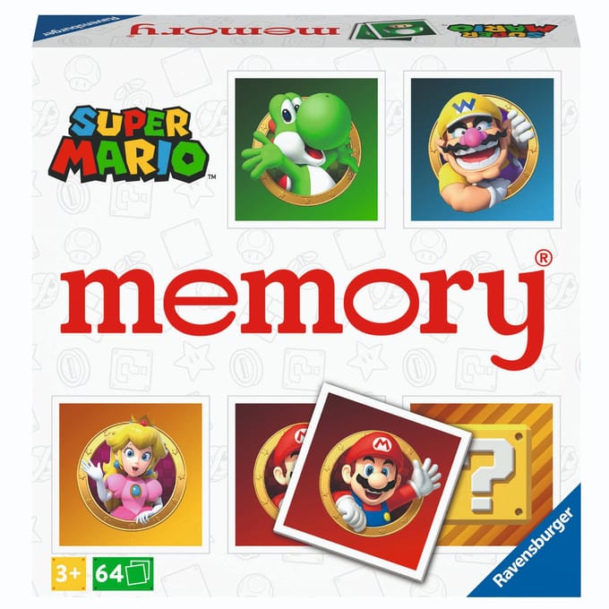 Educatieve spelletjes grand memory® super mario Ravensburger