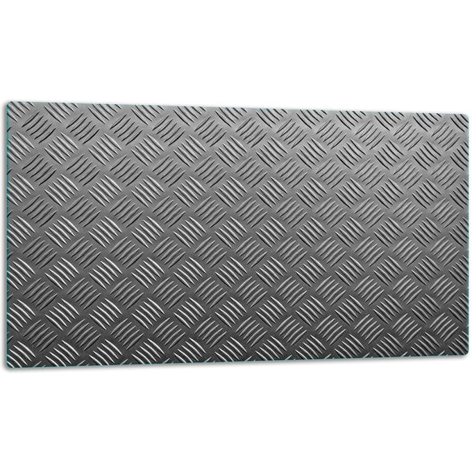 TMK ArtDeko - Glasplaat Snijplank - Inductiekookplaat - 52x30cm - Grijs