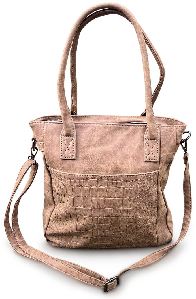 THL Design - Dames Handtas / Schoudertas - Shopper - Bruin