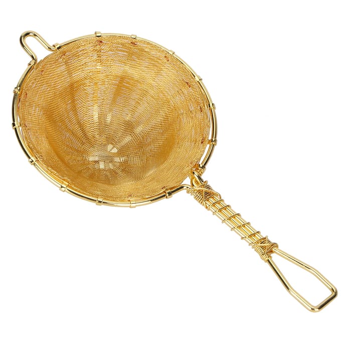 Thee-infuser Zeef Puur Koper Herbruikbaar Losse Blad Theepot Filter voor Thuis Kantoor beige
