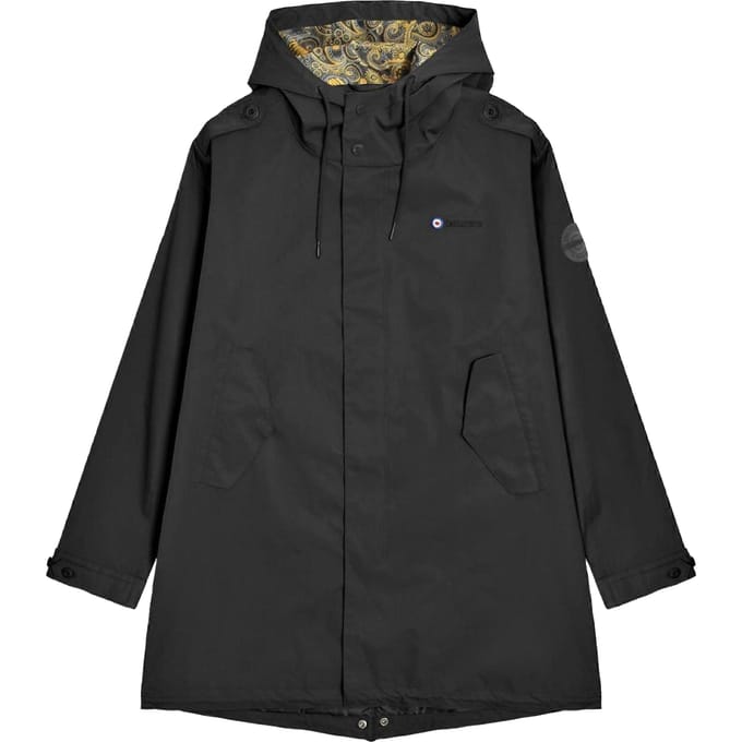 Lambretta Waterdichte heren parka (Zwart)