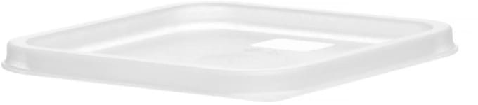 HENDI Containerdeksel - polypropyleen - 19x19 cm - transparant - bpa-vrij - voedselbewaring