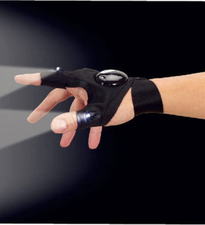 AGluxury-LED Zaklamp Handschoen – Verlichting Bij de Hand