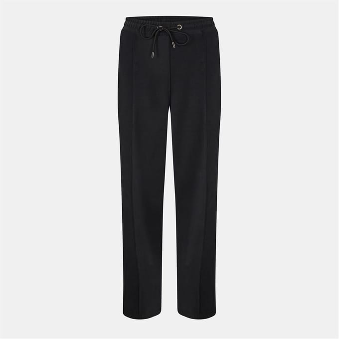 Dames Ted Baker Effen Patroon Open Zoom Rechstreeks Joggingbroek in Zwart