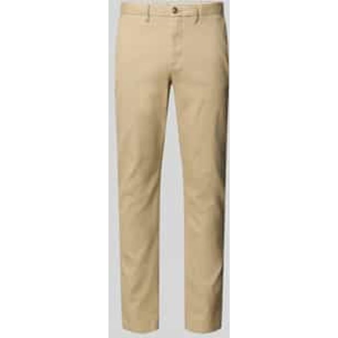 regular fit chino van katoenmix