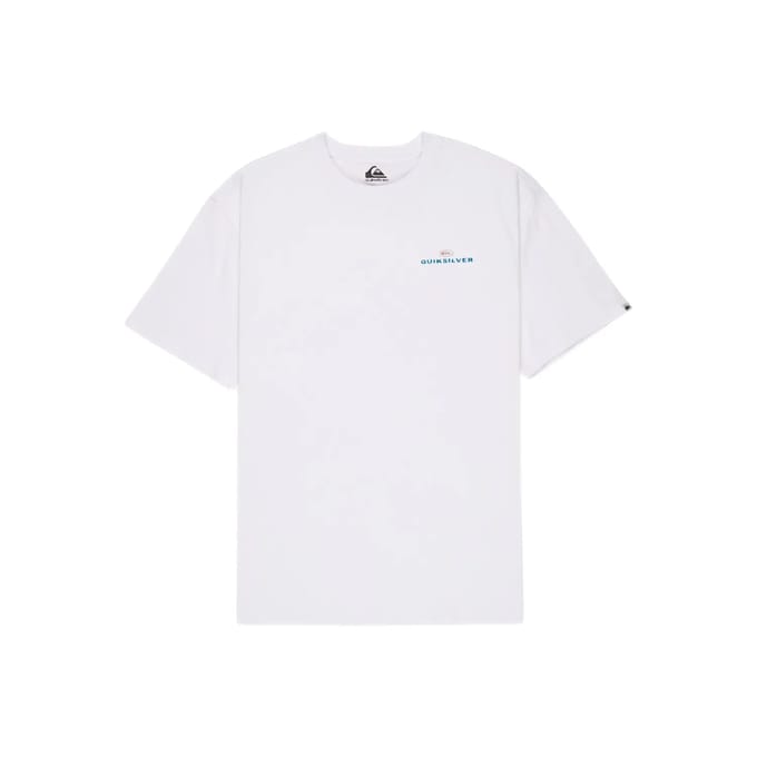 Quiksilver Upside Down T-shirt Met Korte Mouwen Wit M Man