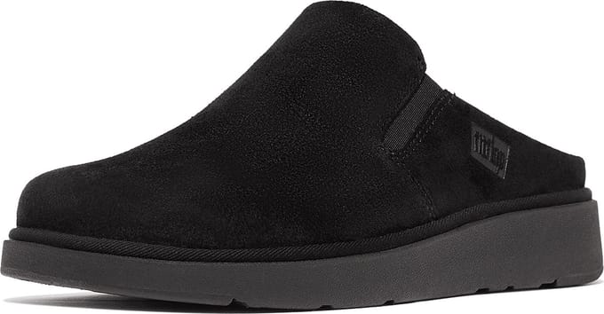 Fit Flop Gen FF Elasticated Mules Black Dames Pantoffels - Zwart - 43