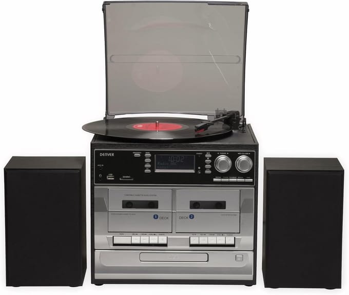 Draagbare Radio met MP3 en CD Speler - Zwart