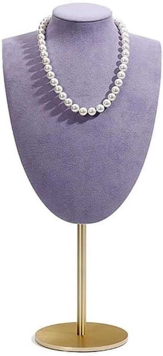 Sieraden Organisator - Display Rek - Sieraden Presenteren - Fluwelen Afwerking - 780 Gram - Paars