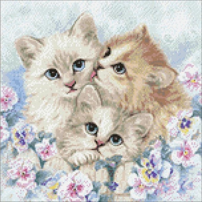 Wizardi Diamond Painting Kit Day Dreamers WD2424 38x38 cm