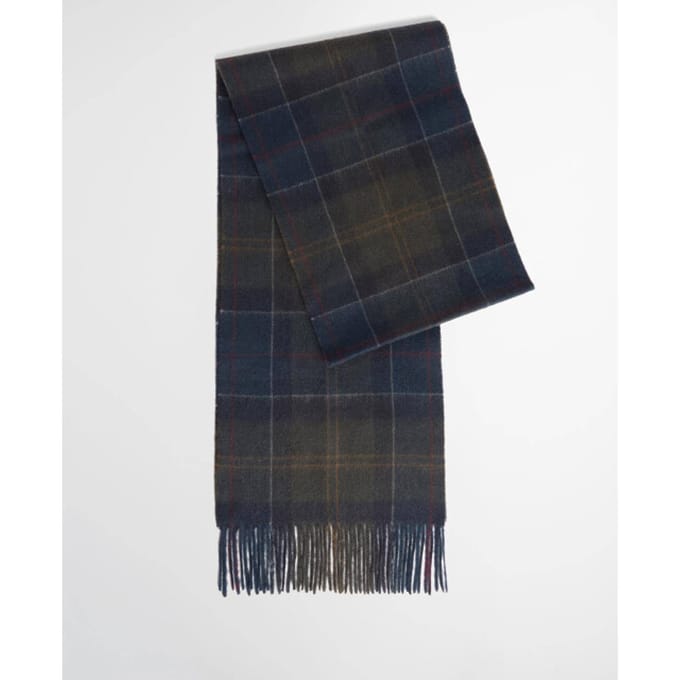 Barbour tartan scarf lsc0129 tn43 shadow classic tartan