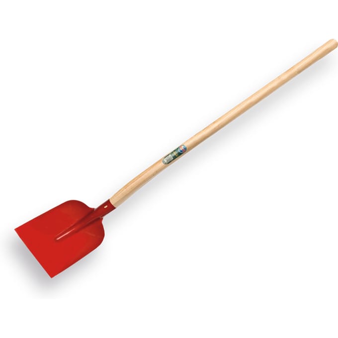 Betonschop rood + atlas batsesteel 130 cm