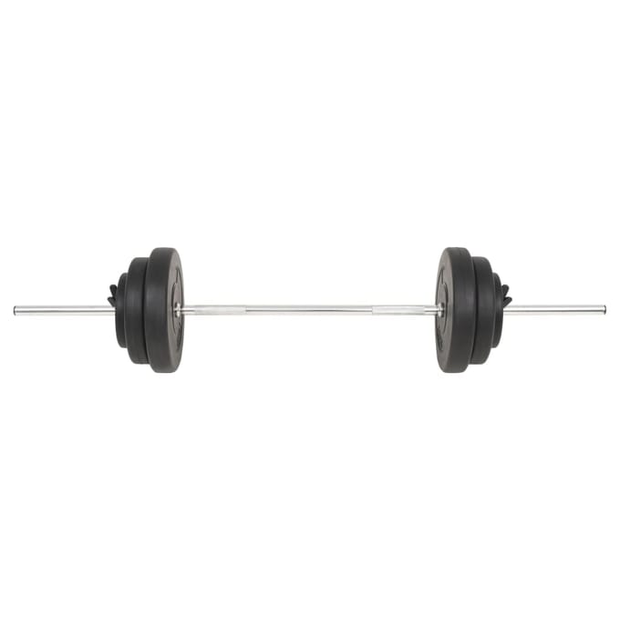 vidaXL - Halter - met - gewichten - 60 - kg