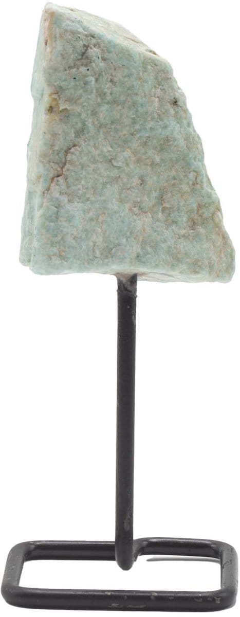 Mineral Specimen on Metal Stand - Amazonite