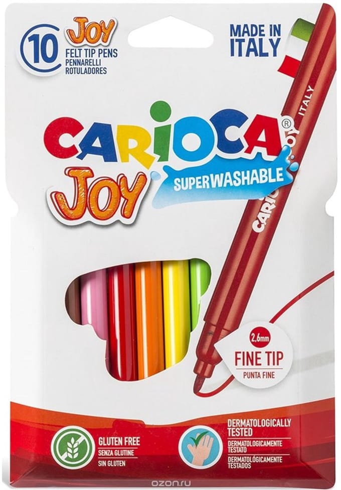 Carioca Joy viltstiften 10 stuks in etui
