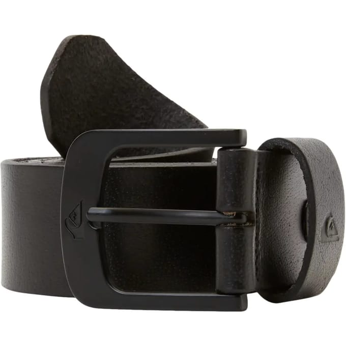 Quiksilver The Everydaily 3 Leather Riem - Black