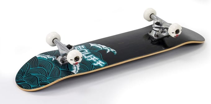 Enuff Skateboard 8.0 Big Wave Blue