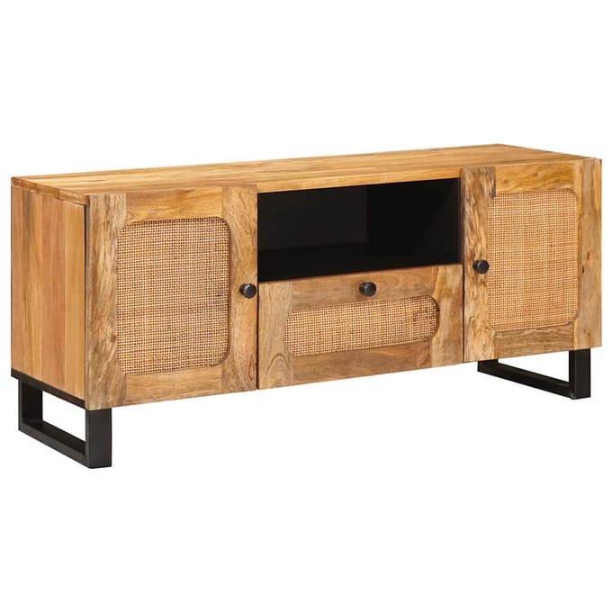vidaXL - TV - Kast - Bruin - 105 - x - 33 - x - 46 - cm - Massief - Mango - Hout