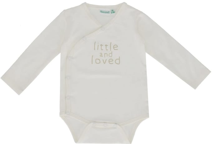 Babylook Swan Romper Overslag - Maat 56 - Snow White