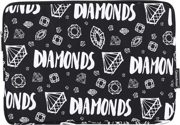 Laptophoes 13.3 Inch GV – Laptop Sleeve – Diamonds