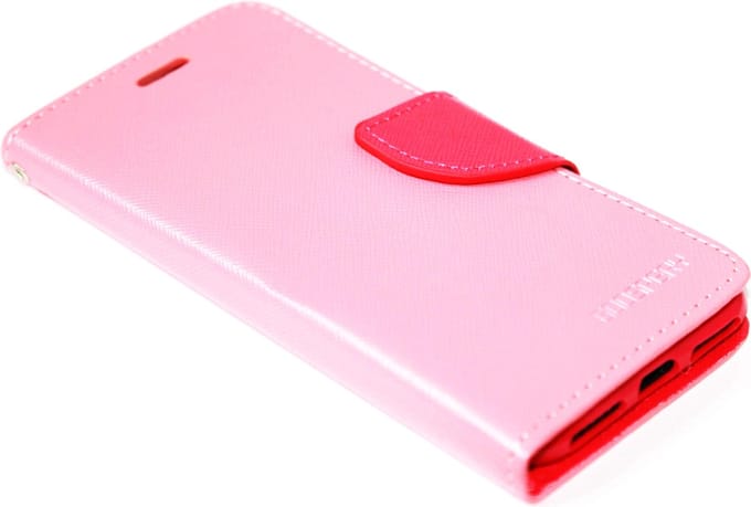 Kunstleren hoesje rozerood Geschikt voor iPhone 8 Plus / 7 Plus