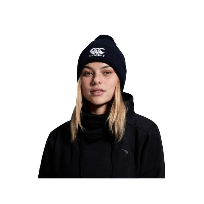 Canterbury Club Bobble muts (Zwart)