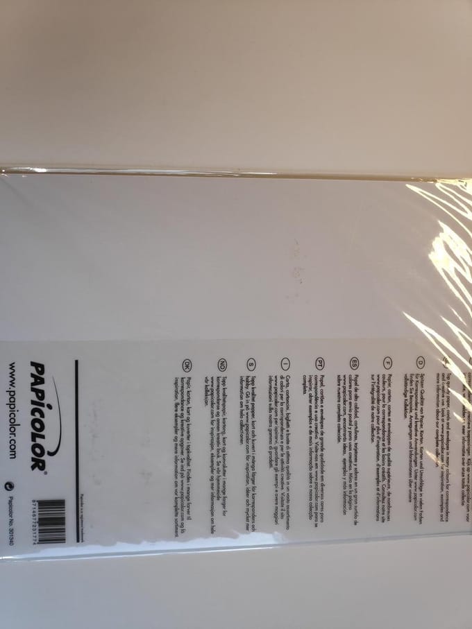 Papicolor Original Metallic Karton A4 Pearl Platinum 250-300gr (enkel zijde)