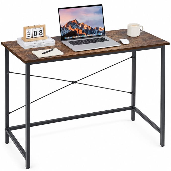Lina® Bureau - Computertafel - Bureautafel - Computerbureau - Vintage Hoekbureau -100x45x75cm
