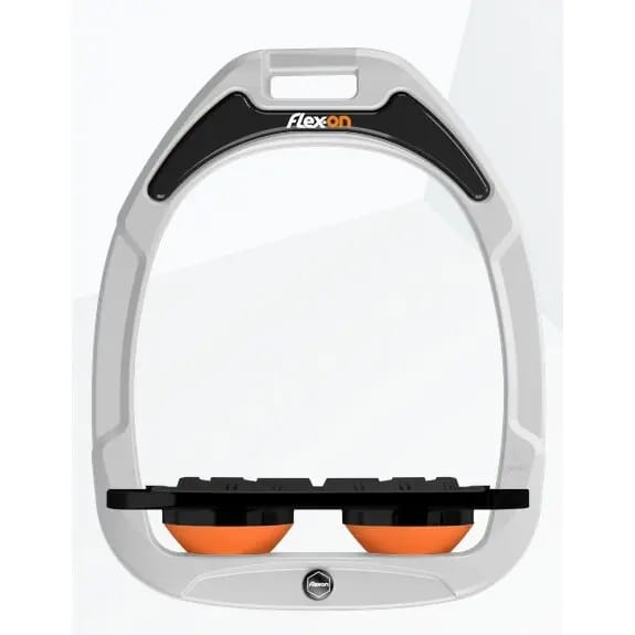 Platte Grip Riemen Wit/Zwart/Oranje Flex-On Green Composite