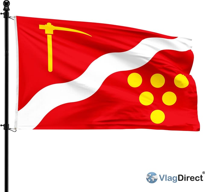 Gemeente Flémalle vlag - 90 x 150 cm.