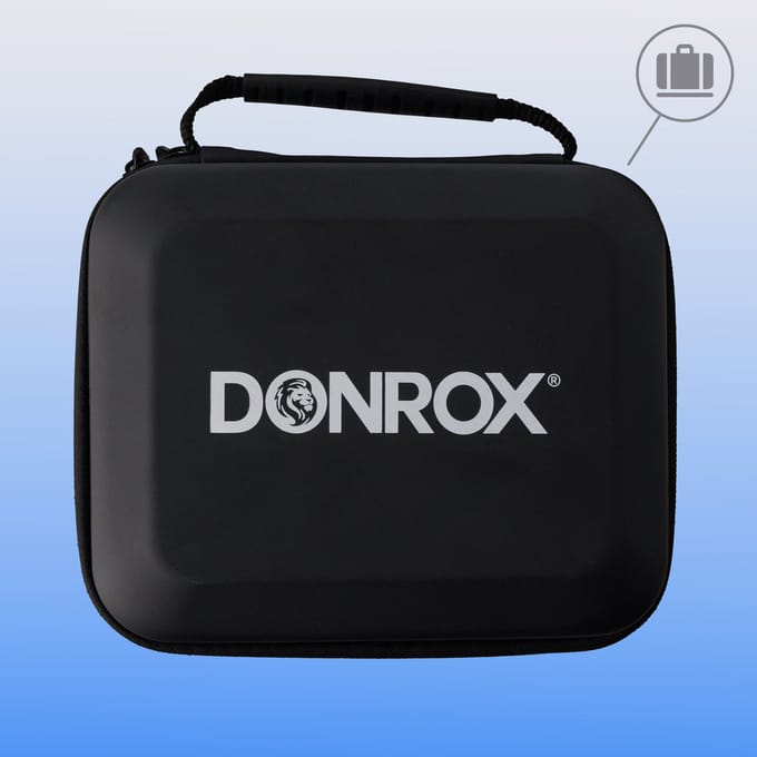 Donrox Ride A924 – Premium Compressor | Luchtcompressor | Bandenpomp Auto, Camper & Fiets – Verwisselbare accu & 12V aansluiting