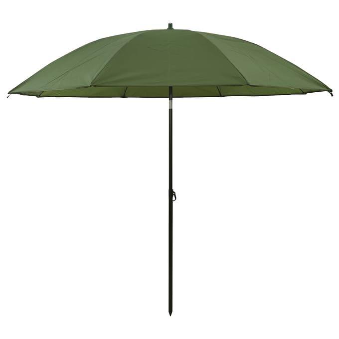 vidaXL - Vissersumbrella - 228 - x - 204 - cm - Oxford - Polyester - Geel - Leger