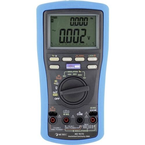 Metrel MD 9070 Isolatiemeter 50 V, 100 V, 250 V, 500 V, 1000 V 25.0 GΩ