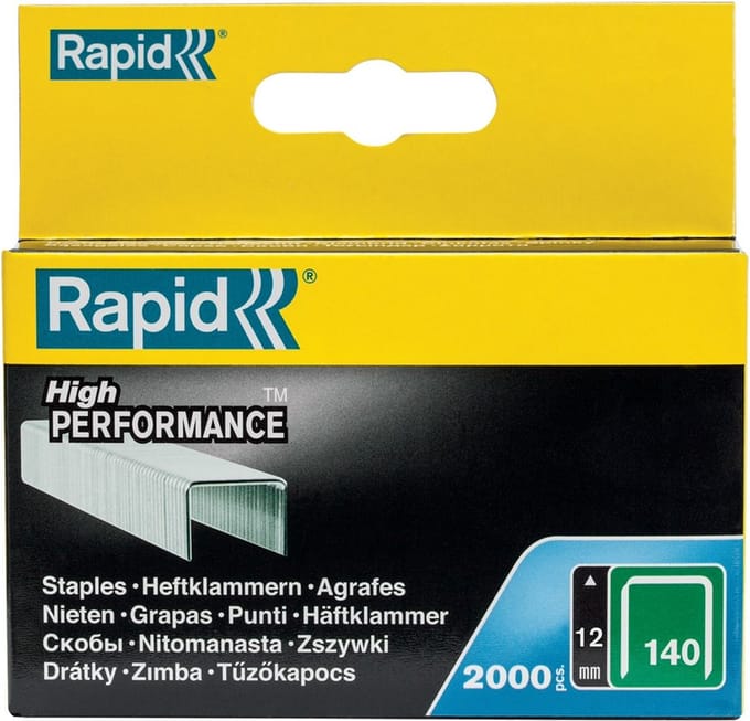 Rapid High Performance - staples - No. 140 - 12 mm - pack of 2000