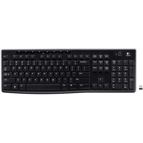 Logitech K270 - Draadloos Toetsenbord - Qwerty ISO - Zwart