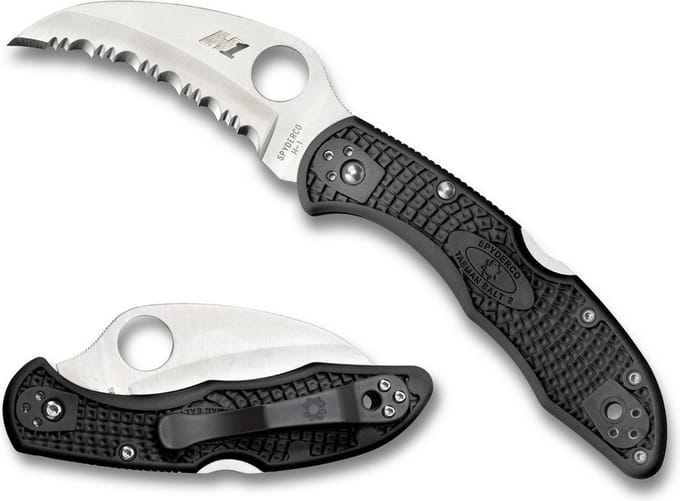 Spyderco Zakmes Tasman Salt 2 Black H-1 SE