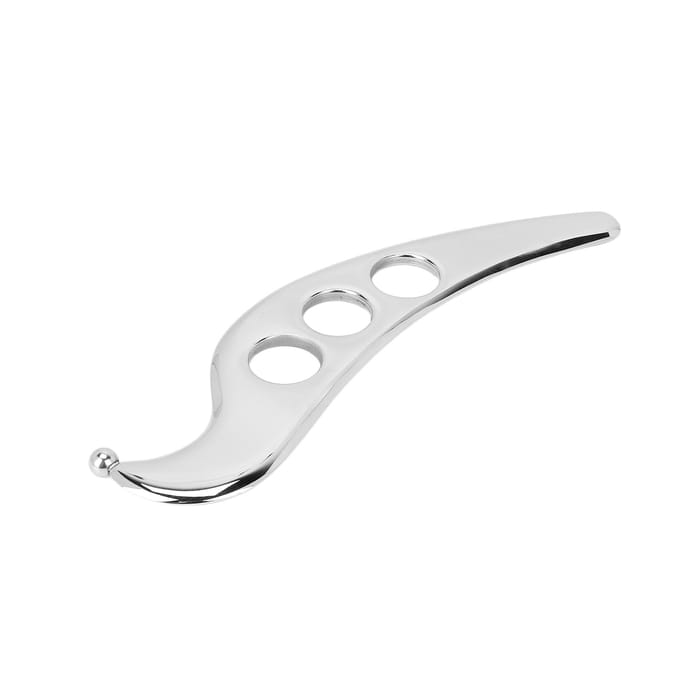 Guasha Tools Roestvrij Staal Spier Schraper Massage Tools voor Pijnverlichting van Zacht Weefsel white