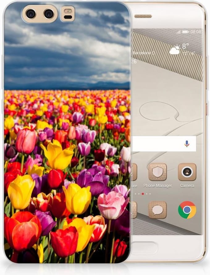Huawei P10 Plus TPU Case Tulpen