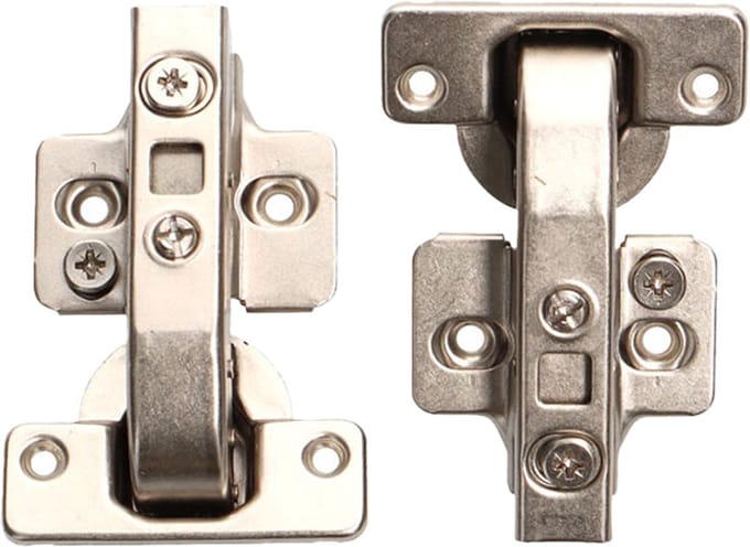 Edm 85657 90º Elleboogscharnier 2 Eenheden Zilver