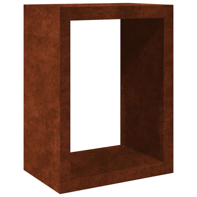vidaXL - Brandhoutrek - 60x40x80 - cm - weervast - staal